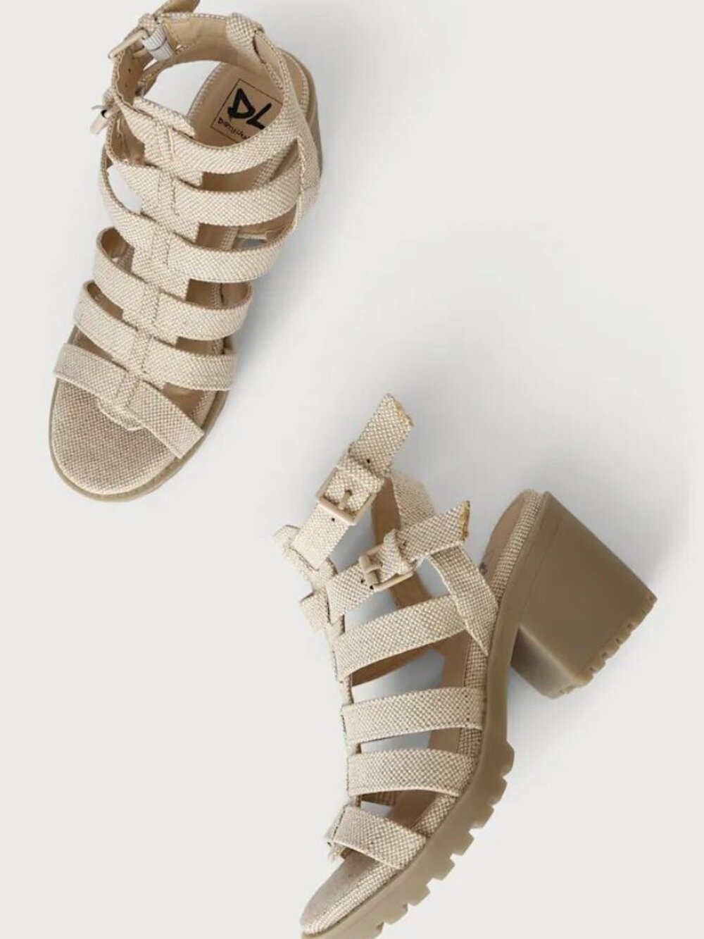 Dirty Laundry Chunky Lug Sole Gladiator Sandals 9.5